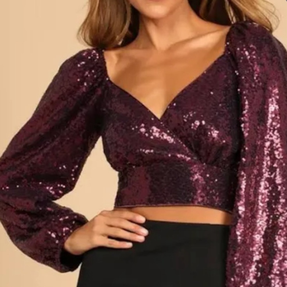 Lulu’s Sequin of Events Purple